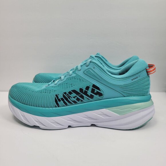 Hoka One One Bondi 7 Women's Blue Running Shoes F27221H US Size 9.5 - Picture 2 of 8
